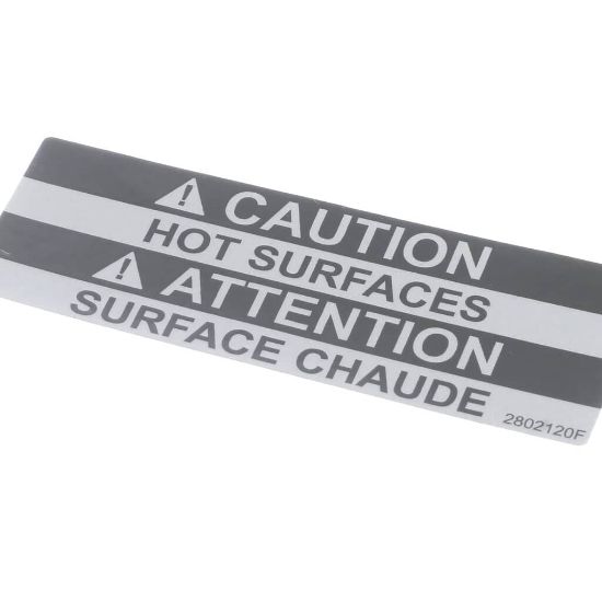 Picture of Lincoln 369668 Label Caution Hot