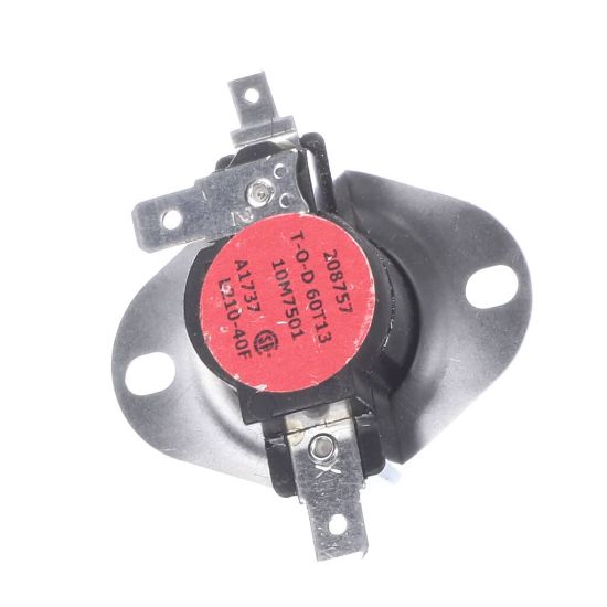 Picture of Lennox 10M75 10M7501 Limit Control-label Black W/ Red
