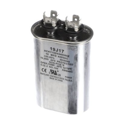 Picture of Lennox 19J17 1/C Cap, Run 10Mfd@440vac Oval