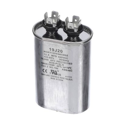 Picture of Lennox 19J20 Capacitor 12.5Fd440v Oval