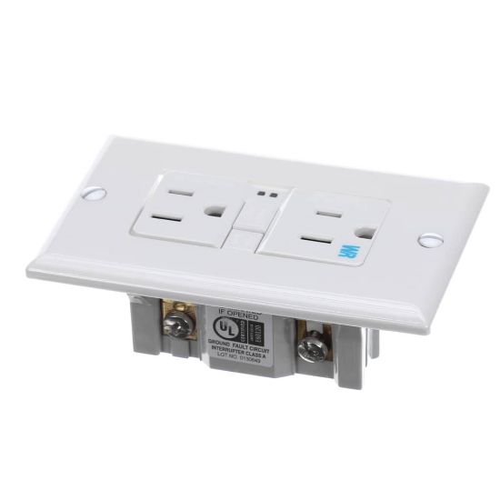 Picture of Lennox 79J98 5-15R Commercial Grade Gfci Duplex Receptacle, 15