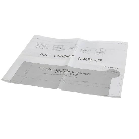 Picture of Magic Chef 16170000A01341 Top Cabinet Template