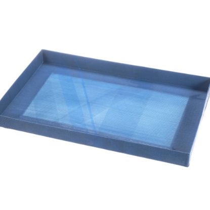Picture of Merrychef 32Z4099 Solid Basket 1/2 Blue 7 X 11 X
