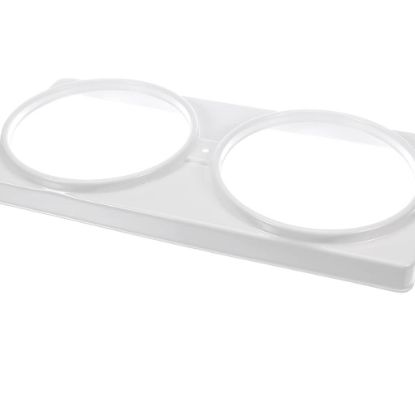 Picture of Master-Bilt 44-01139 2-Hole Can Holder Dd's White