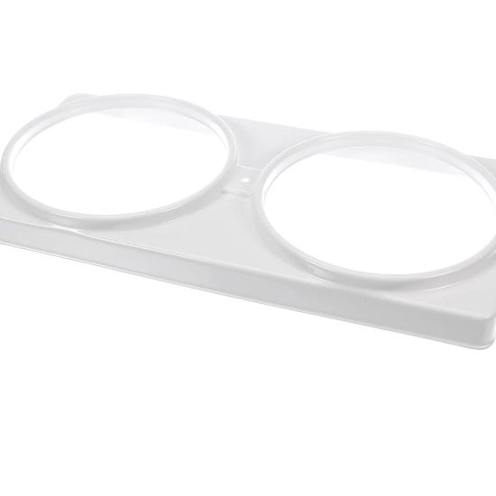 Picture of Master-Bilt 44-01139 2-Hole Can Holder Dd's White
