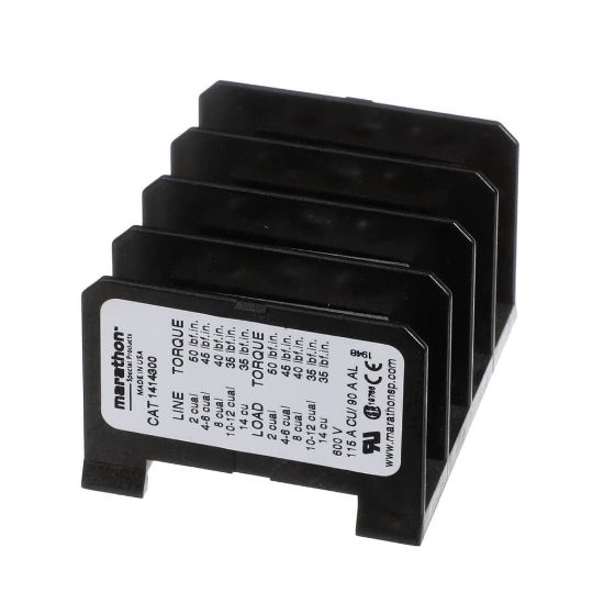 Picture of Marshall Air 500205 4 Pole 600V Terminal Block
