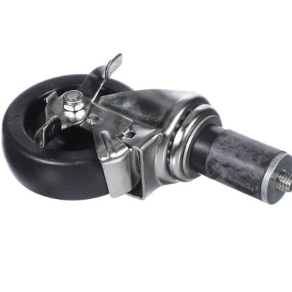 Picture of Marshall Air 504804 Caster 4"" Med Duty Black W/brake
