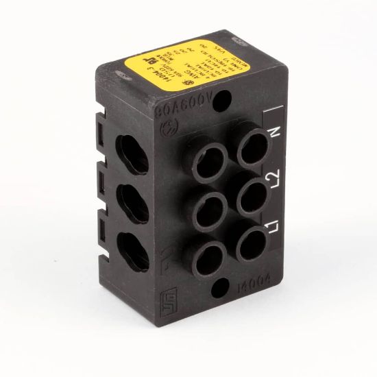 Picture of Nieco 4622 Terminal Block 3 Pole 90 Amp 600V