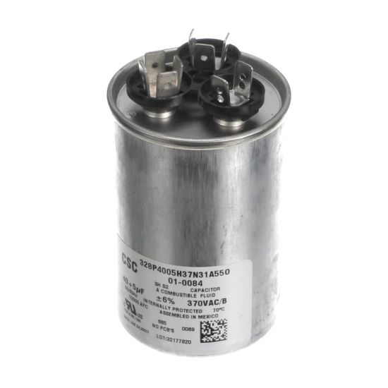 Picture of Nortek 01-0084 Run Cap,dual Round,370v,5+40uf