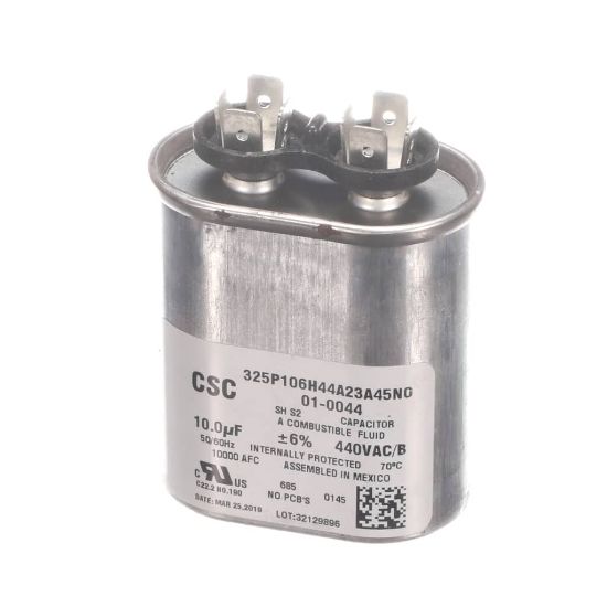 Picture of Nortek 01-0044 Run Cap, Oval, 440V, 10Uf
