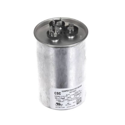 Picture of Nortek 01-0273 Run Cap,dual Round,370v,7.5+50uf