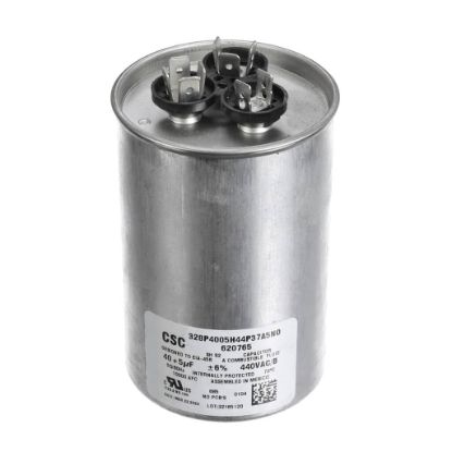 Picture of Nortek 01-0097 Dual Round Run Capacitor 5+40Uf 440V