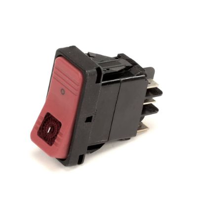 Picture of Pitco 60172301 Switch Rocker 24Vdc Dpdt Led Red