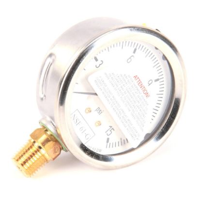 Picture of Pitco 60163501 Gauge Pres 0-15 Psi Pas Ta