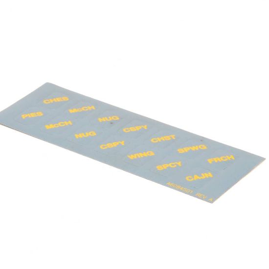 Picture of Pitco A6084501 Lbl Decal Ovrly Cmptr M E Mg14