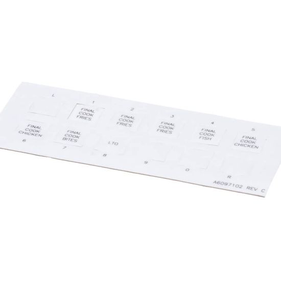 Picture of Pitco A6097102 Lbl Ssh60w Right Hand F Inish