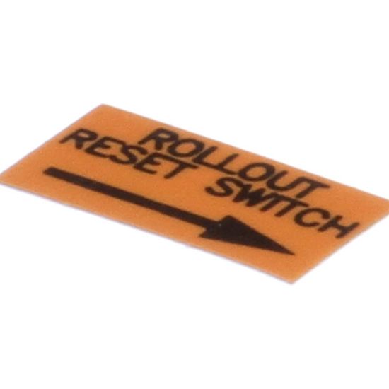 Picture of Pitco A6100501 Lbl Rollout Reset Sw Lw R