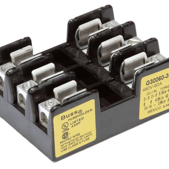 Picture of Pitco P5045792 Fuseblock 3 Post 480V 6 0A