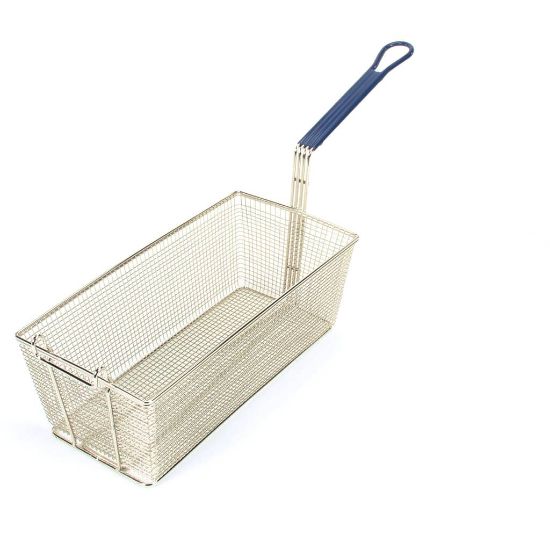 Picture of Pitco P6072184 Twin Basket - Blue 17-1/8L 8-1/4W 6D