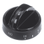 Picture of Perlick 6476 Surface Knob .Black Only.