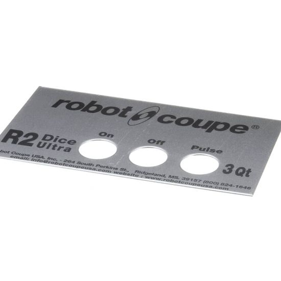 Picture of Robot Coupe 407903 R2u Dice Front Plate