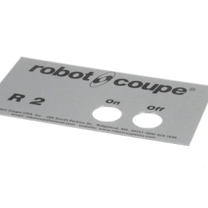 Picture of Robot Coupe 400538 Front Data Plate