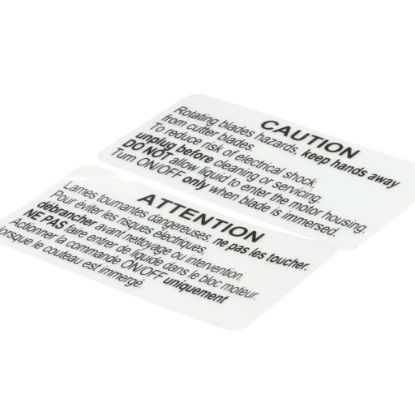 Picture of Robot Coupe 89636 Adhesive Secured Label