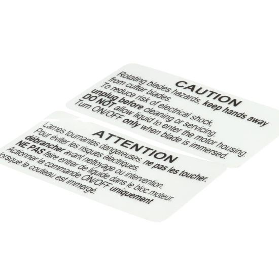 Picture of Robot Coupe 89636 Adhesive Secured Label