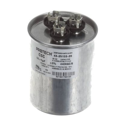 Picture of Rheem 43-25133-26 Capacitor - 50/5/440 Dual Round