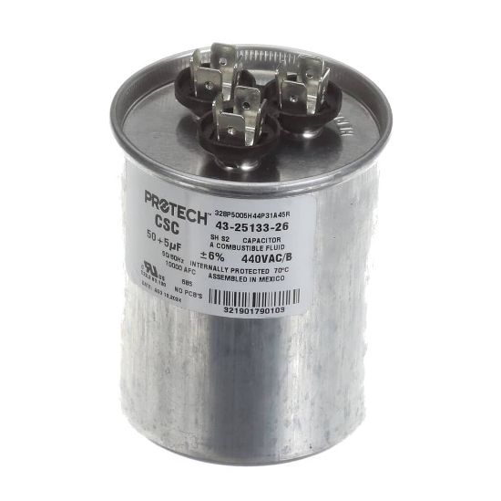 Picture of Rheem 43-25133-26 Capacitor - 50/5/440 Dual Round