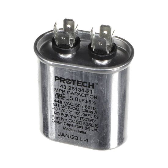 Picture of Rheem 43-25134-21 Capacitor - 5/440 Single Oval
