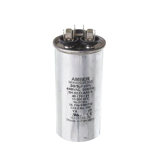 Picture of Rheem 43-25133-36 Capacitor - 30/5/440 Dual Round