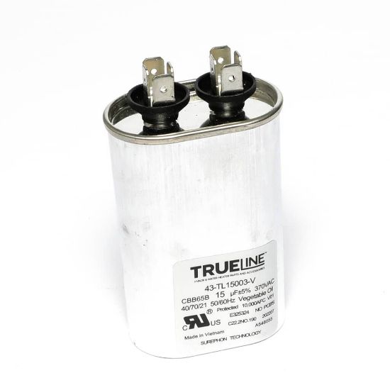 Picture of Rheem 43-TL15003-V Capacitor - 15/370 Single Oval