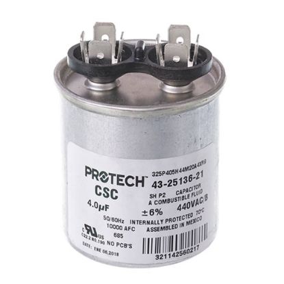 Picture of Rheem 43-25136-21 Capacitor - 4/440 Single Round