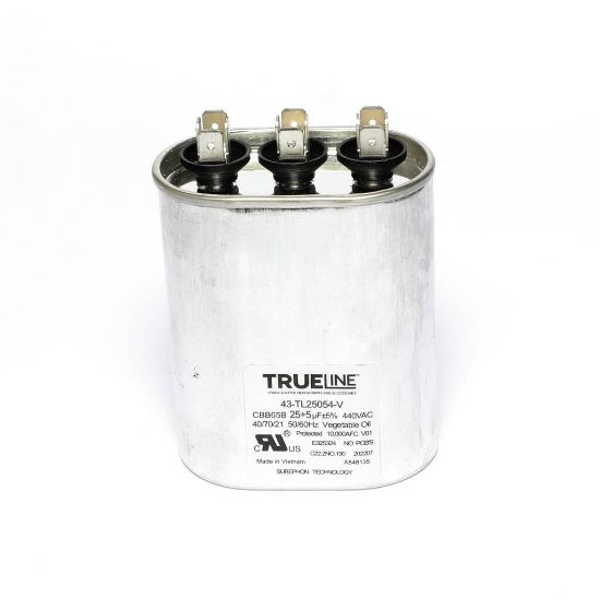 Picture of Rheem 43-TL25054-V Capacitor - 25/5/440 Dual Oval