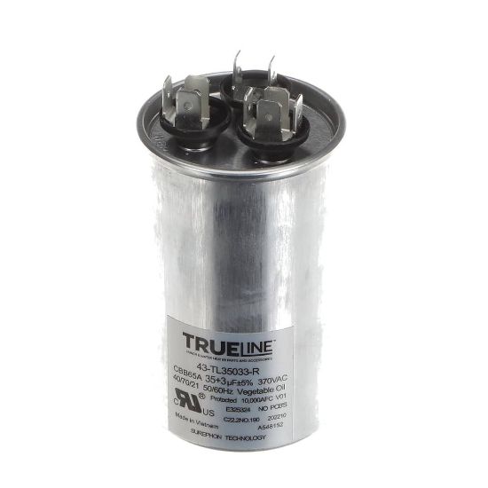 Picture of Rheem 43-TL35033-R Capacitor - 35/3/370 Dual Round