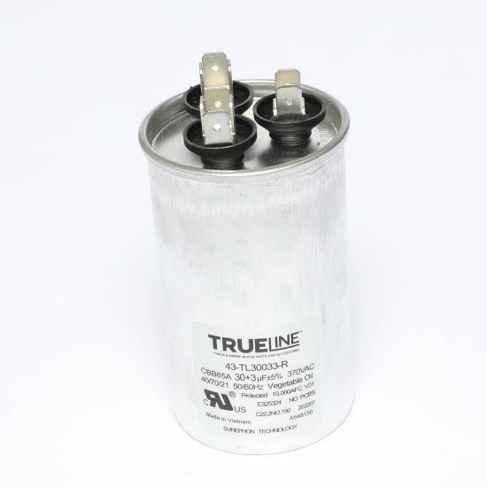 Picture of Rheem 43-TL30033-R Capacitor - 30/3/370 Dual Round
