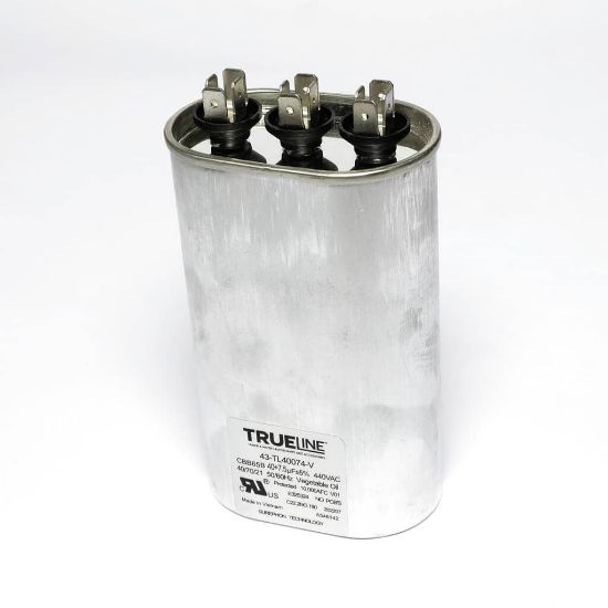 Picture of Rheem 43-TL40074-V Capacitor - 40/7.5/440 Dual Oval
