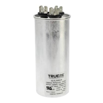 Picture of Rheem 43-TL70053-R Capacitor - 70/5/370 Dual Round