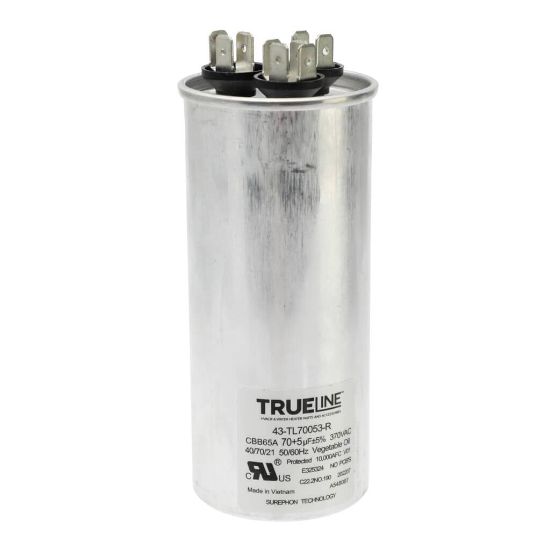Picture of Rheem 43-TL70053-R Capacitor - 70/5/370 Dual Round