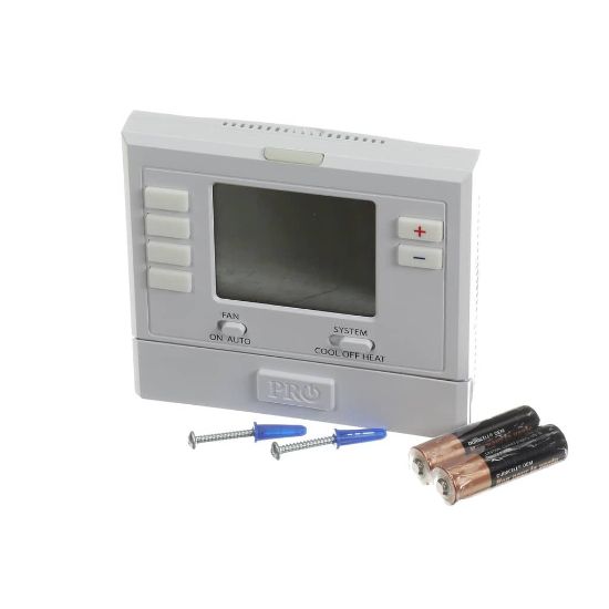 Picture of Rheem T705 Pro1 T705 Thermostat - 1H/1c Conventional, 1H/1c Heat Pump, No Autochangeover, 5/1/1 Programming