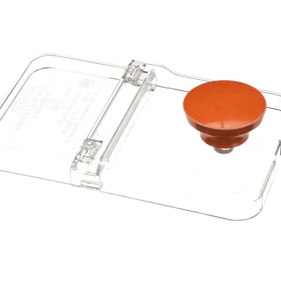 Picture of Server 87257 Lid, Plstc, 1/9 Size, Orange Knob