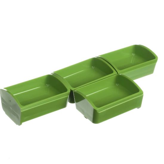 Picture of Server 88799 Portion Tray,1.00 Fl Oz Grn, 4 Pack