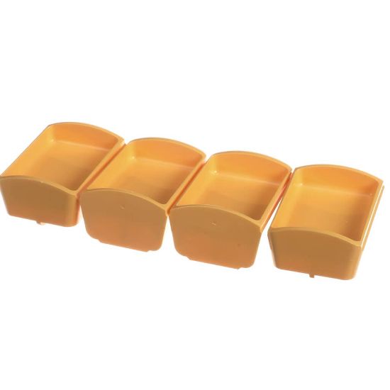 Picture of Server 88845 Portion Tray, .82 Fl Oz Yel, 4 Pack