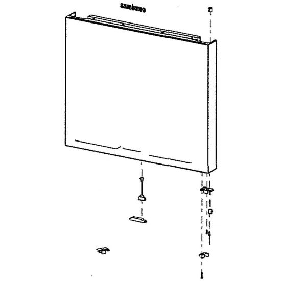 Picture of Samsung DA91-04694B Assembly Door Foam-fre