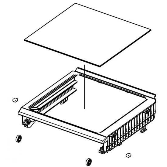 Picture of Samsung DA97-06137C Assembly Shelf-fre Low