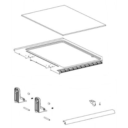 Picture of Samsung DA97-15362A Assembly Shelf Folder