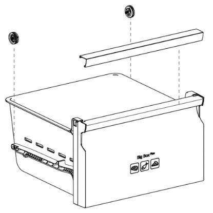 Picture of Samsung DA97-15359C Assembly Case Basket-middle