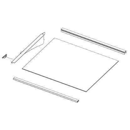 Picture of Samsung DA97-20043A Assembly Shelf-ref;aw4-cd,shelf Fi