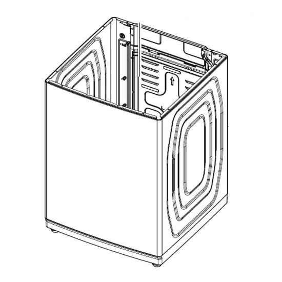 Picture of Samsung DC90-27225A Assembly Frame Case Parts;wa7000r,